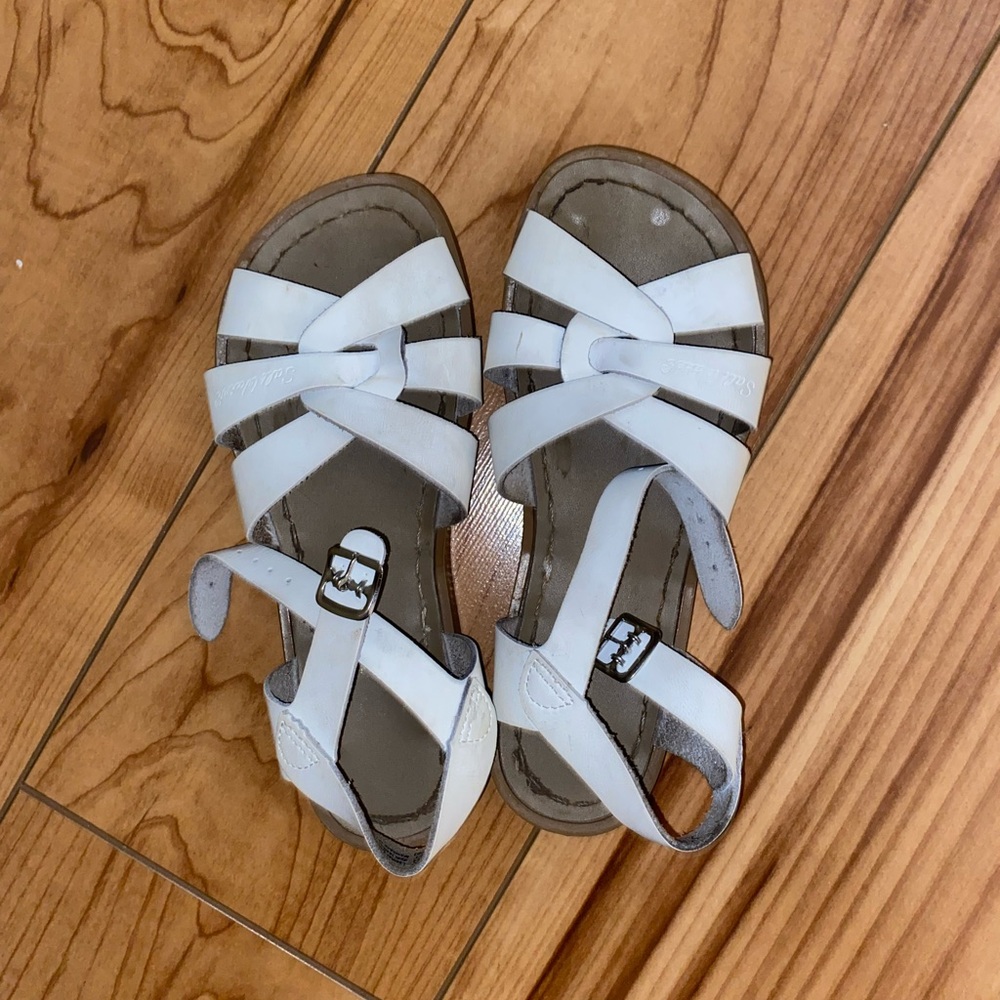 Salt Water Sandals by Hoy - Classic White Kids Sandals